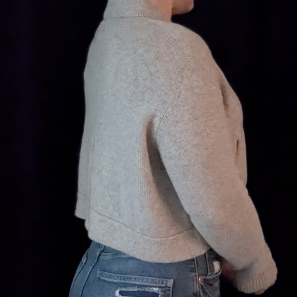 Brunello Cucinelli Cashmere Zip Cardigan NWT  Gray Sparkle Y2K Made In Italy - Picture 14 of 15